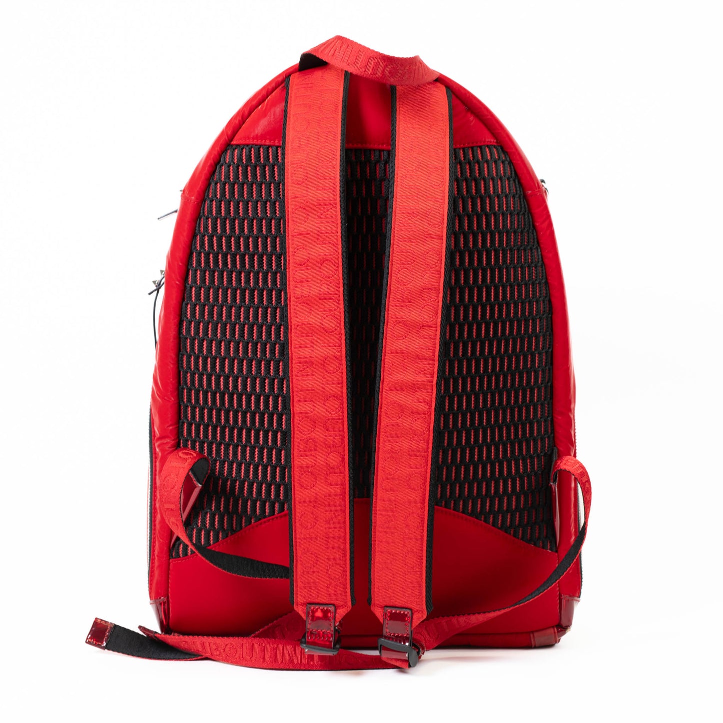 Christian Louboutin Red Nylon Backparis Backpack