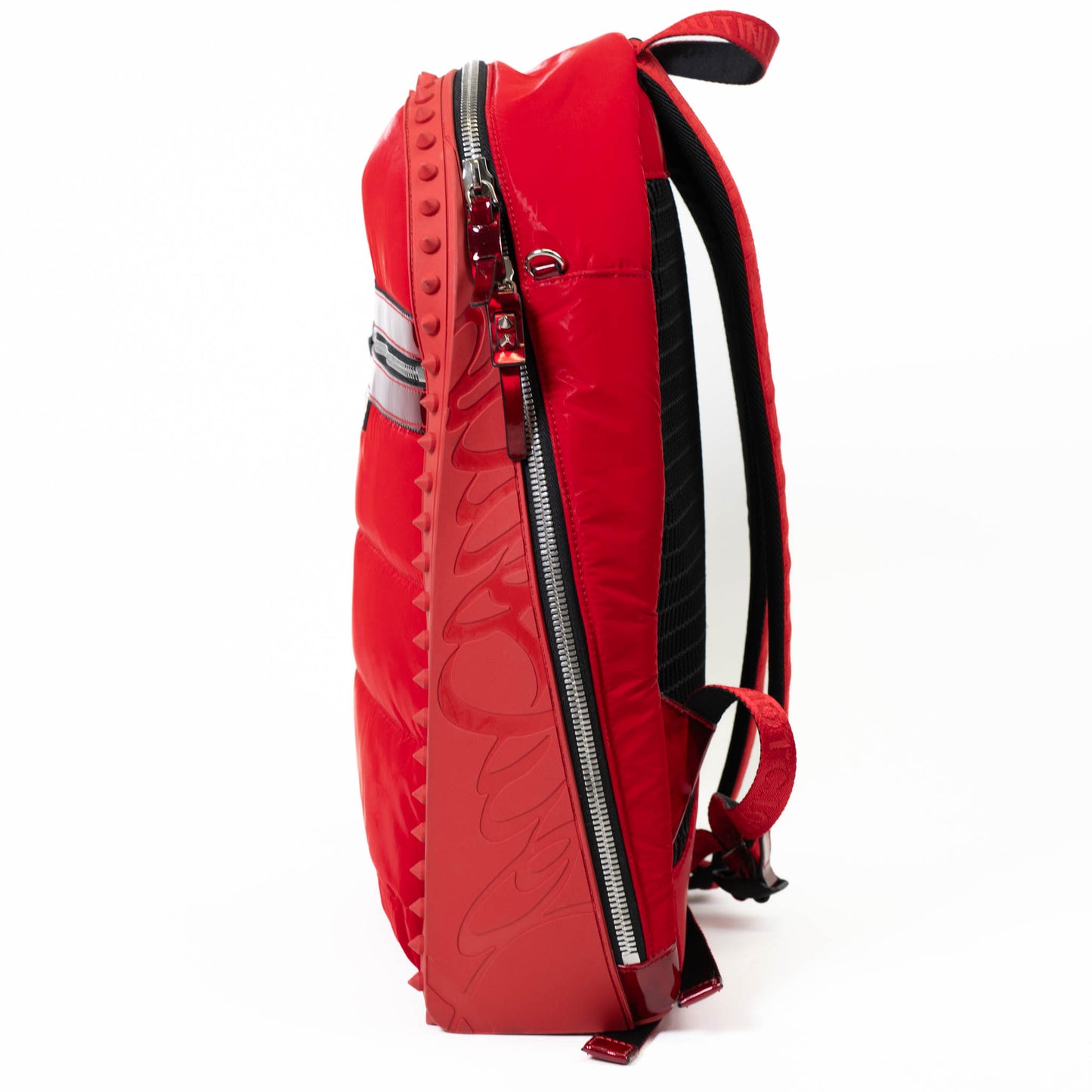 Christian Louboutin Red Nylon Backparis Backpack