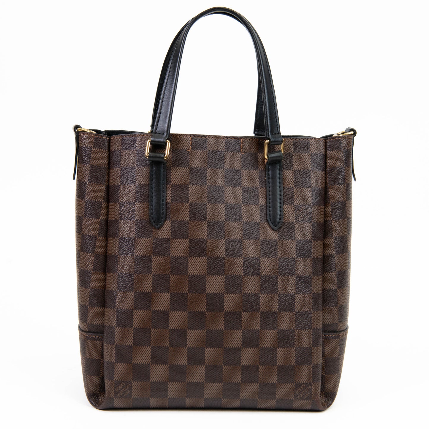 Louis Vuitton Black & Brown Damier Ebene Belmont PM