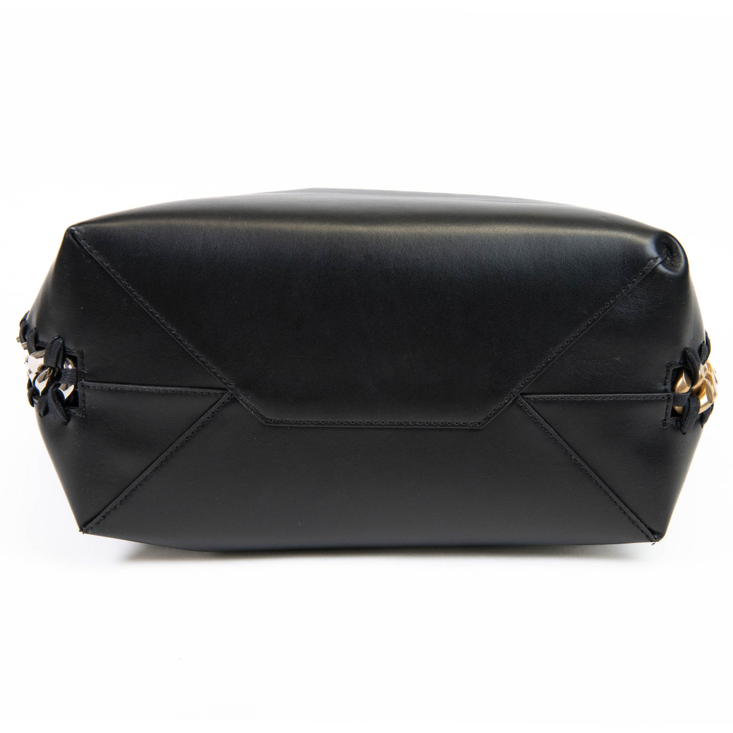 Stella McCartney Black Vegan Leather Frayme Hobo Bag
