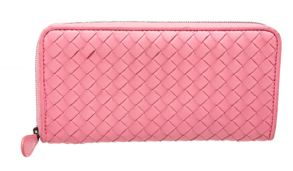 Pink Caviar Zip Around Wallet