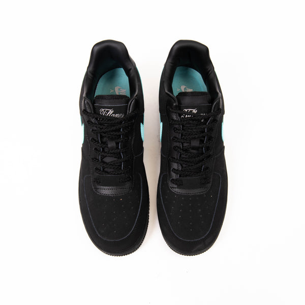 Nike Air Force Black Suede 1 Low Tiffany & Co. 1837 Size 10