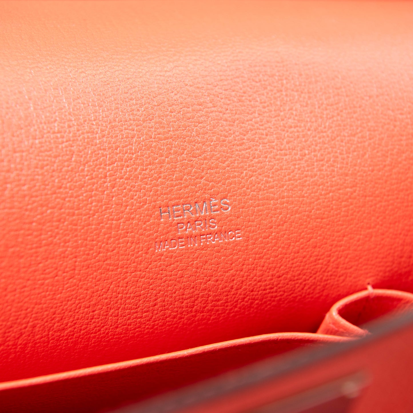Hermes Feu Orange Swift Leather Jypsiere 34 Bag Palladium Hardware