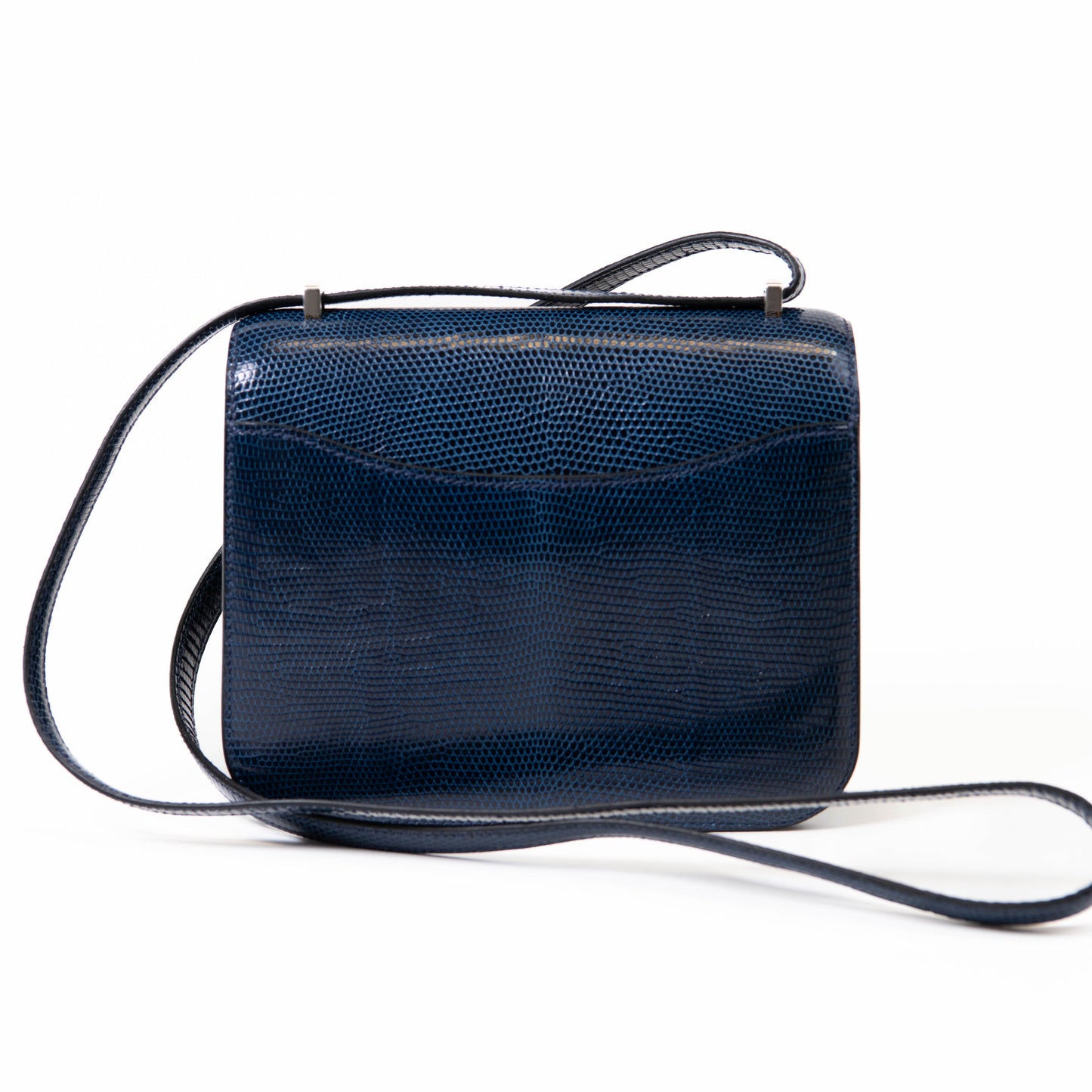 Hermes Bleu de Malte Lizard Constance 18 Palladium Hardware