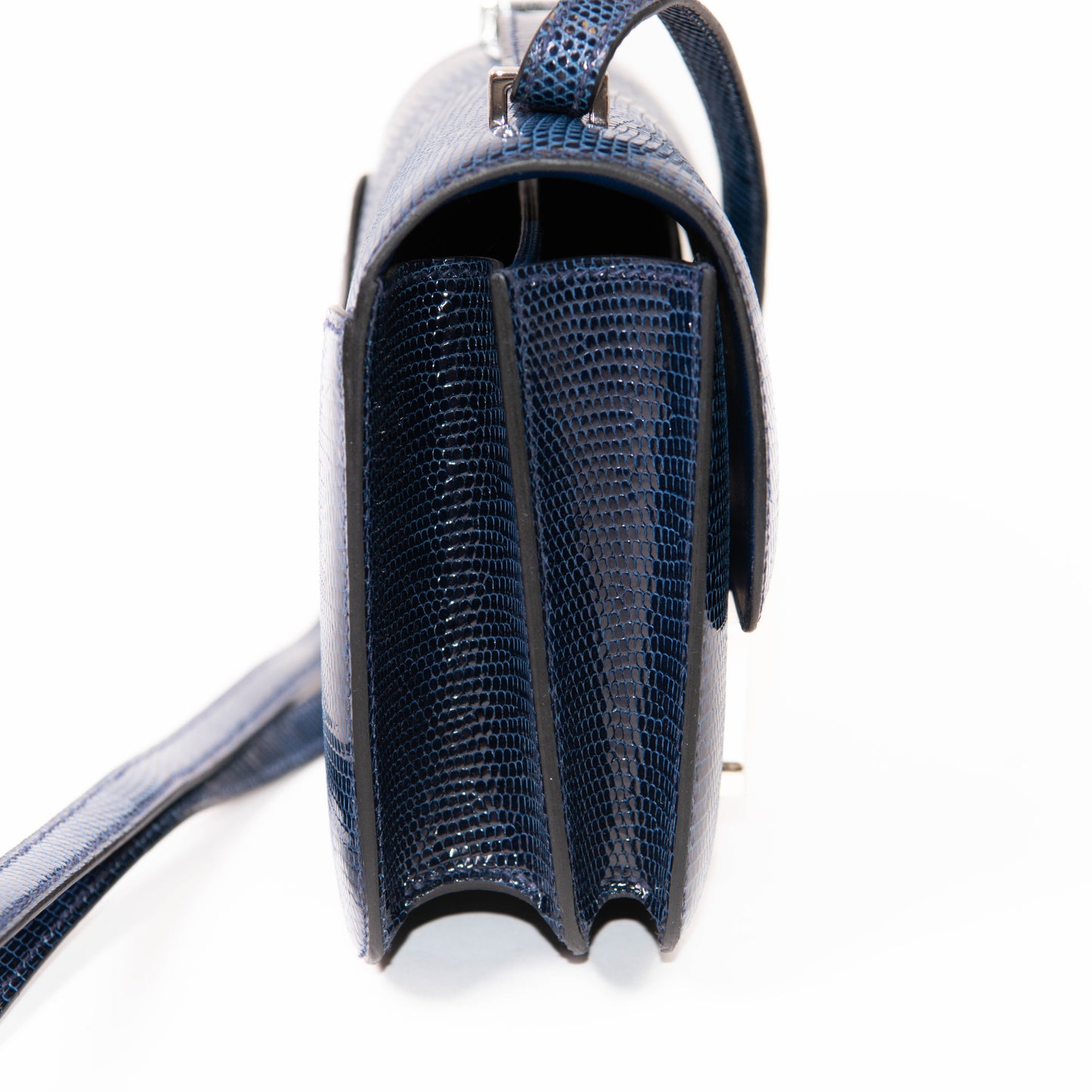 Hermes Bleu de Malte Lizard Constance 18 Palladium Hardware