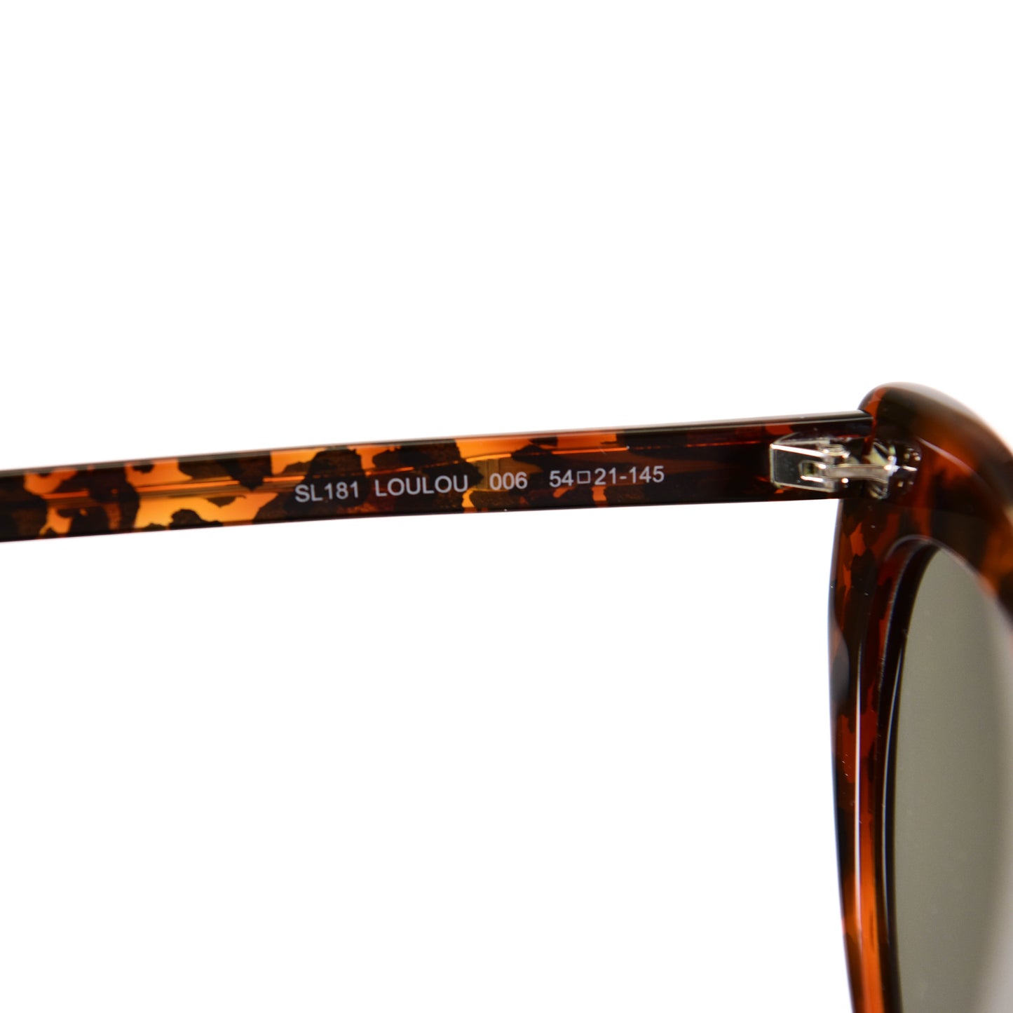 Saint Laurent Brown Acetate SL 181 Loulou Sunglasses