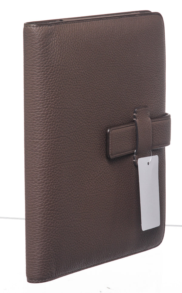 Loro Piana Brown Leather Tablet Case