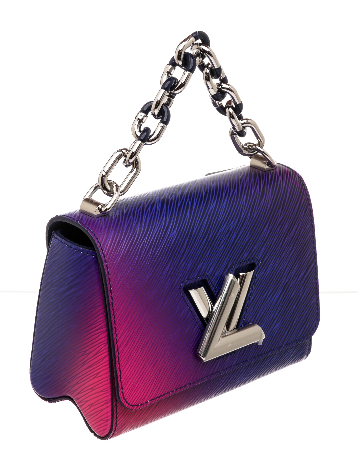 Louis Vuitton Pink Purple & Blue Gradient Epi Leather PM Twist Shoulder Bag