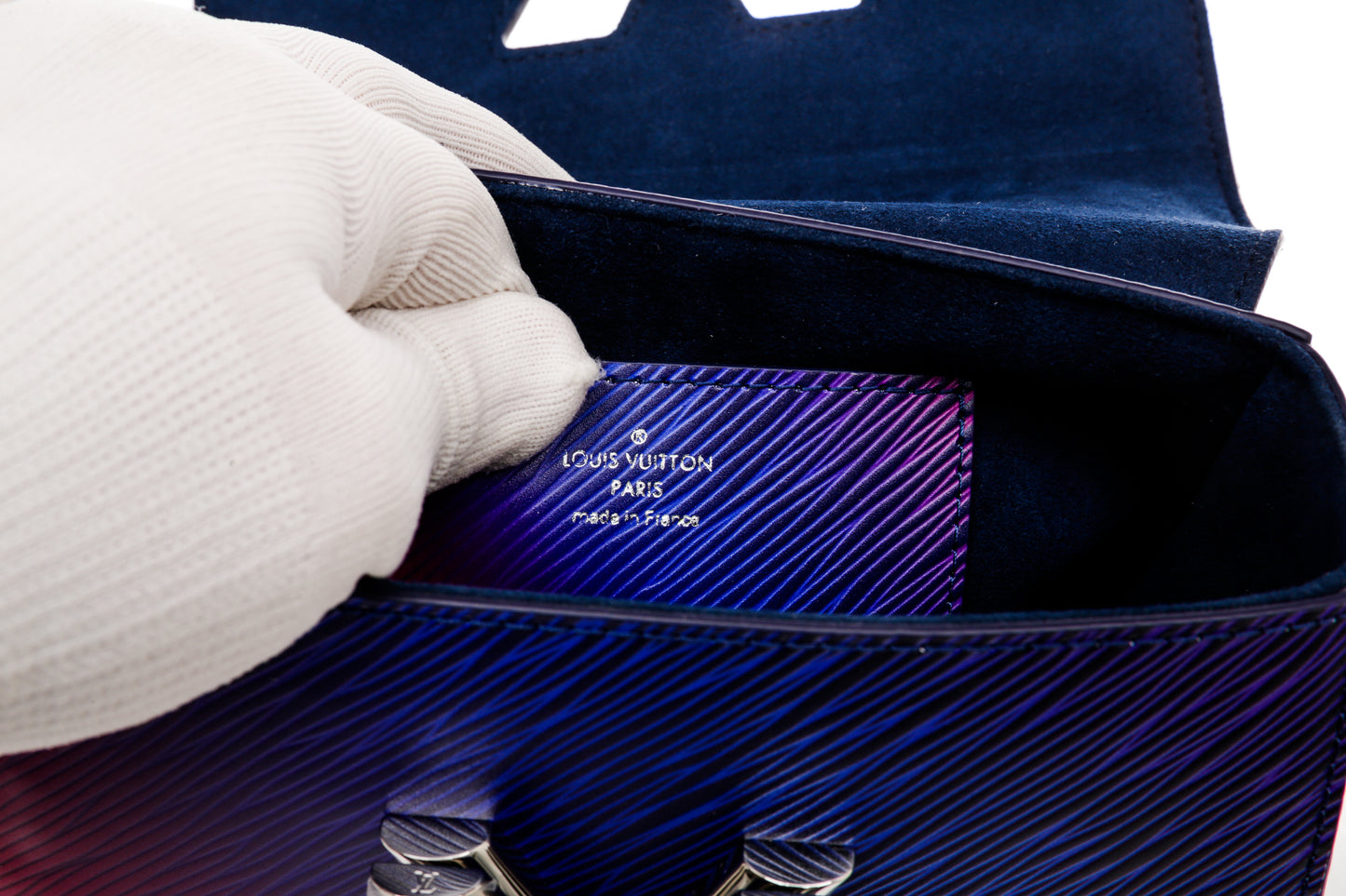 Louis Vuitton Pink Purple & Blue Gradient Epi Leather PM Twist Shoulder Bag