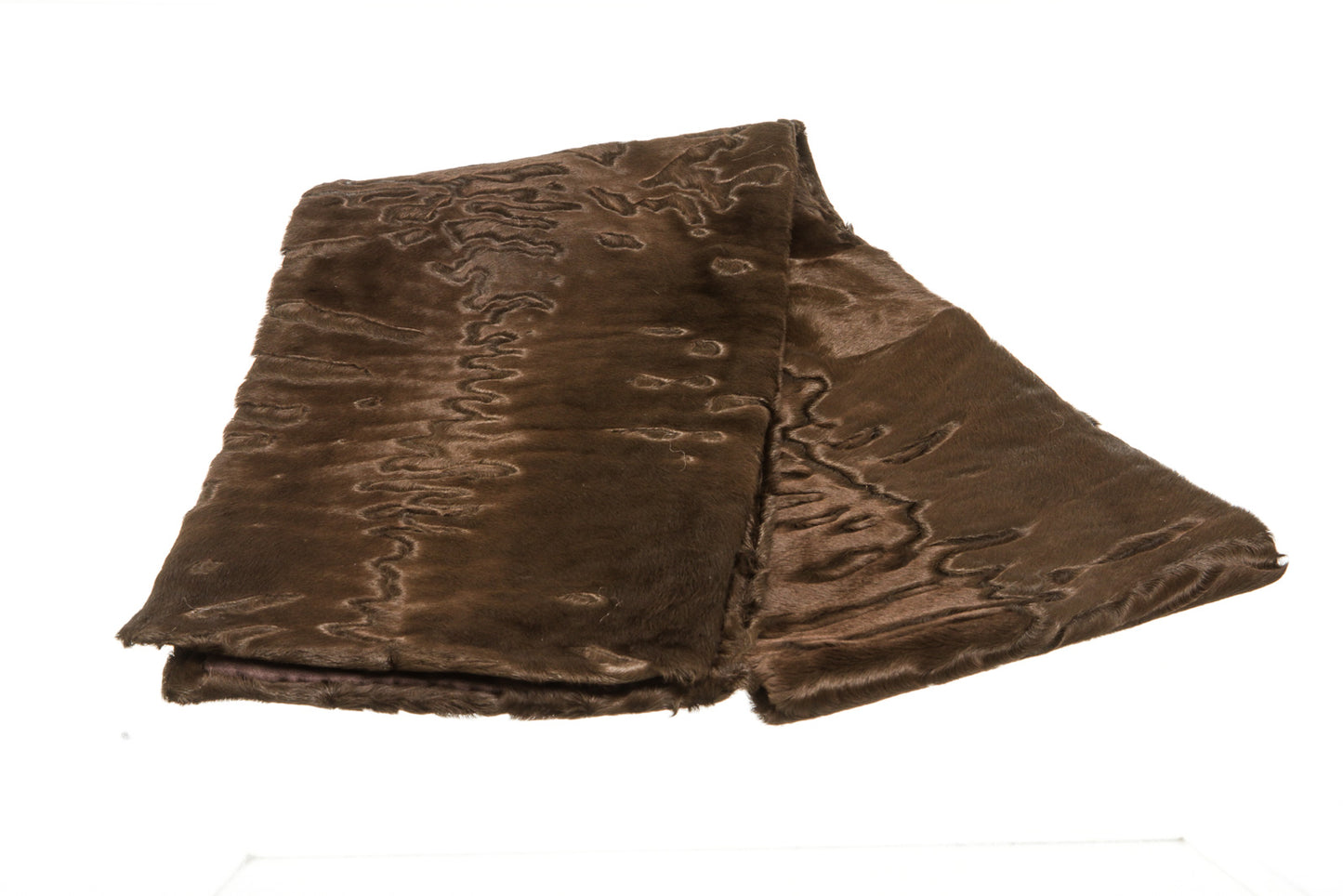 Celine Brown Astrakan Fur Stole