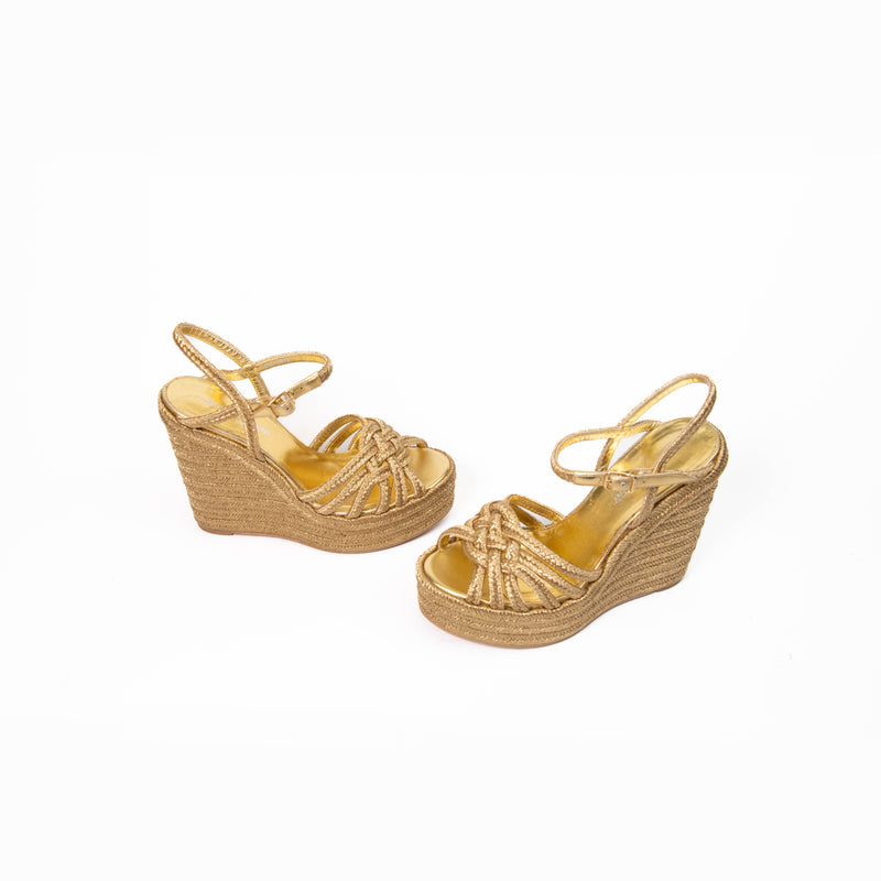 Gold wedges hot sale size 11