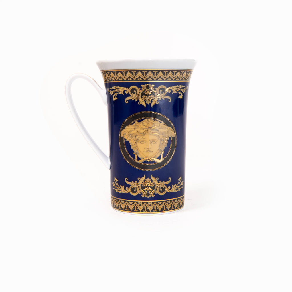 Versace Rosenthal Meets Primavera Coffee/Tea Mug with Gold cheapest Handle