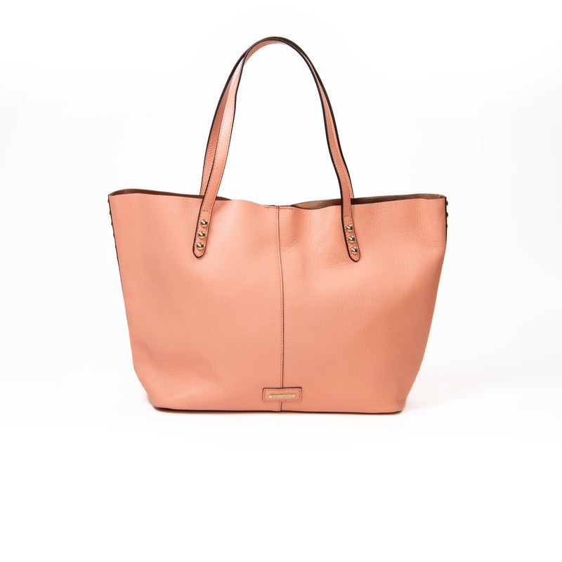 Rebecca Minkoff Pink Leather Studded Tote