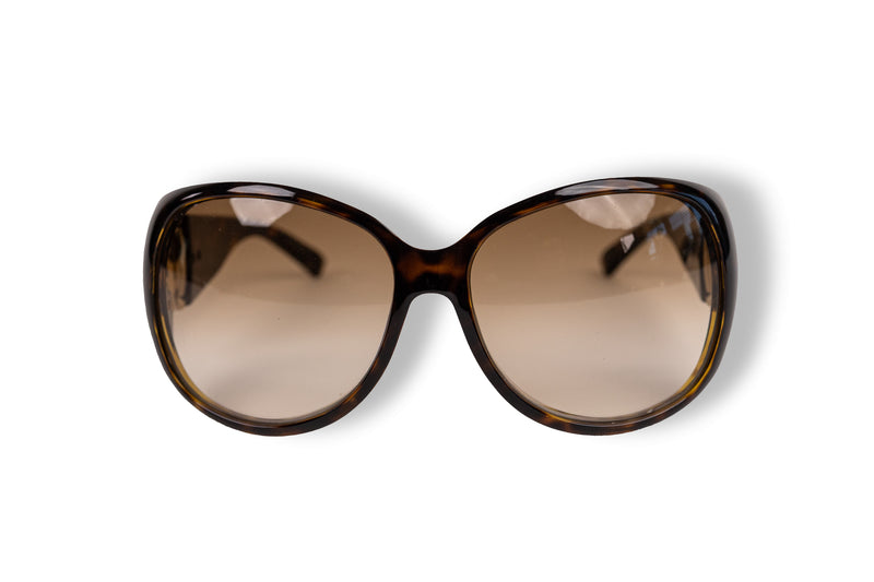 Gucci 2492 Brown Tortoise Oversized Sunglasses