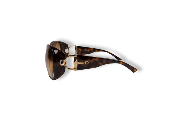 Gucci 2492 Brown Tortoise Oversized Sunglasses