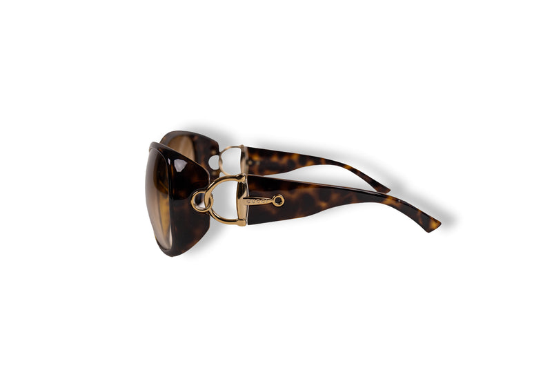 Gucci 2492 Brown Tortoise Oversized Sunglasses