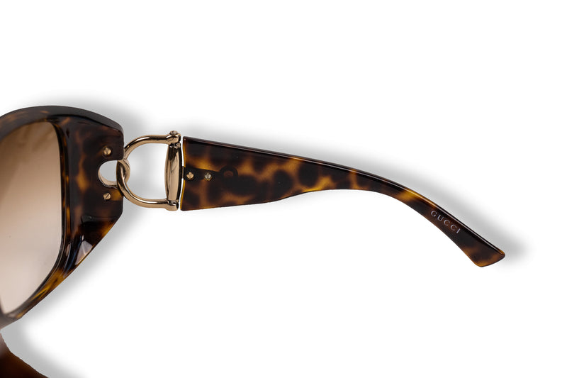 Gucci 2492 Brown Tortoise Oversized Sunglasses
