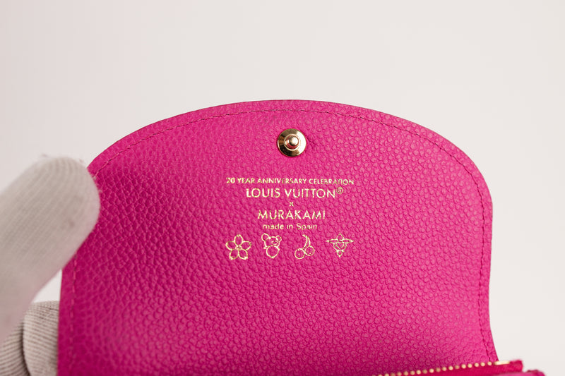 Louis Vuitton Pink Empreinte Murakami MC Wallet