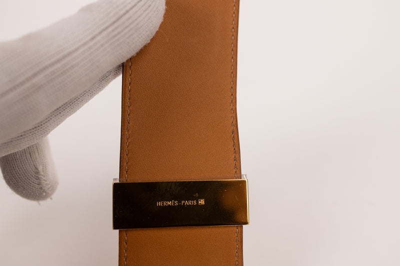 Hermès Red Collier de Chien (CDC) Bracelet GHW