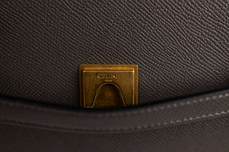 Celine Dark Gray Micro Belt Bag GHW