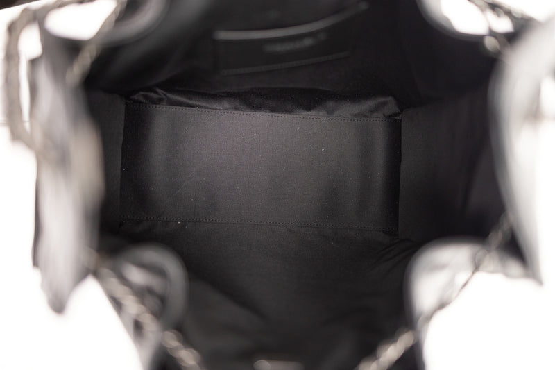 Chanel Black Caviar 26C 30CM Shoulder Bag with Silver Hardware