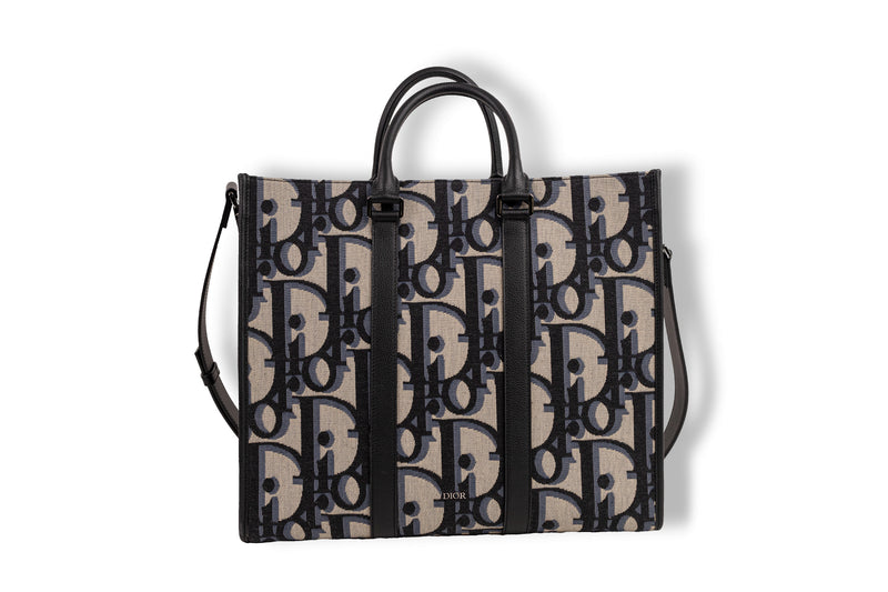 Dior Blue Oblique East West Tote