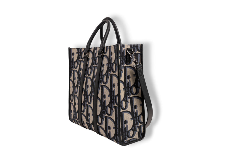 Dior Blue Oblique East West Tote