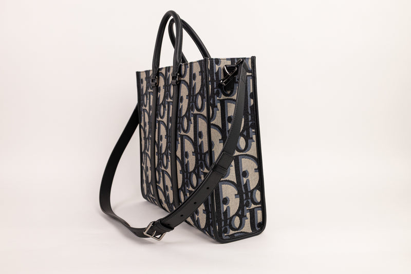 Dior Blue Oblique East West Tote