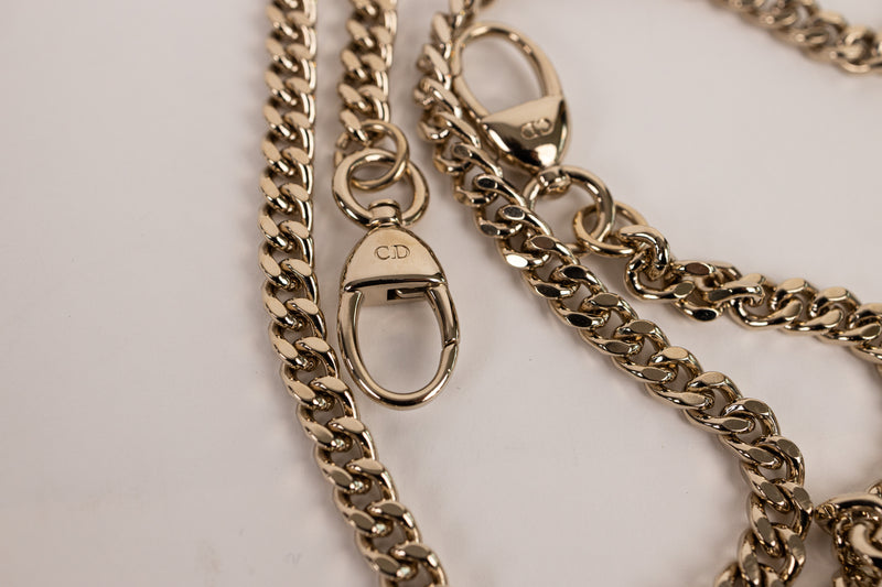 Christian Dior Light Blue Mini Lady Dior with Gold Hardware