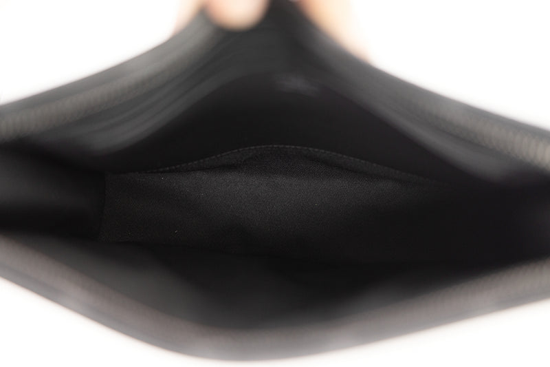 Louis Vuitton Black Gray Silver Monogram Pochette Voyage