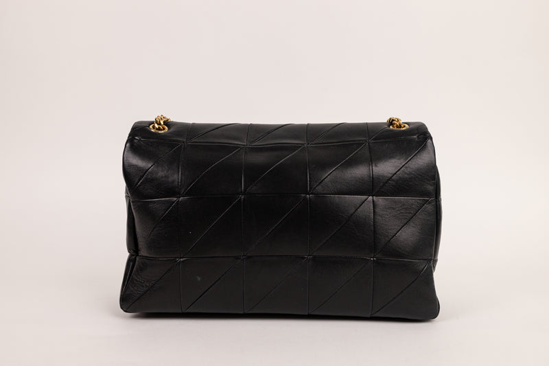 Saint Laurent Black Leather Jaime Bag Gold Hardware