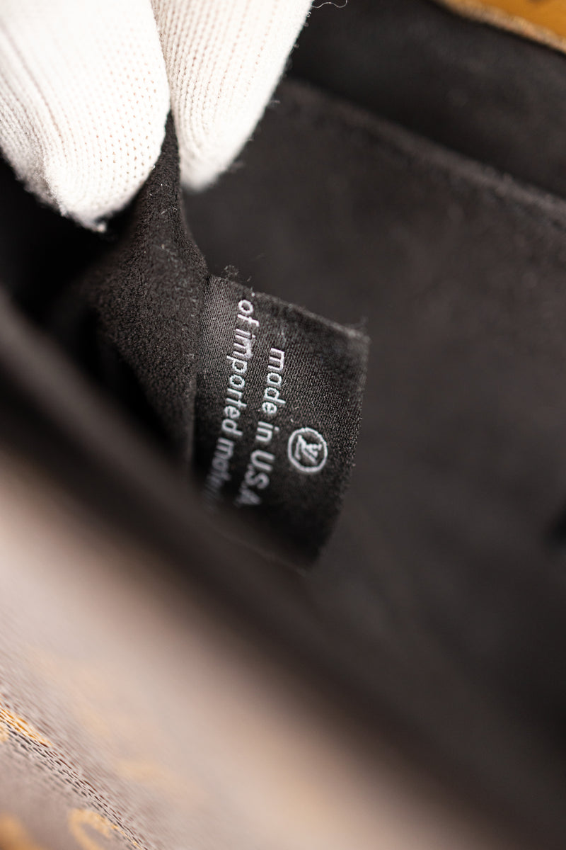 Louis Vuitton Brown Monogram Reverse Pochette Métis with Gold Hardware