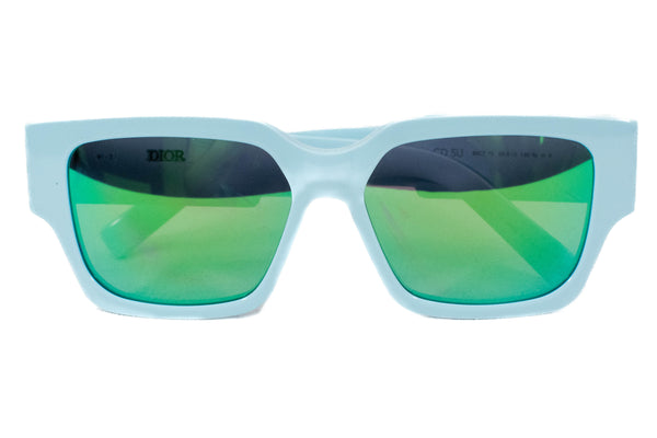 Christian Dior SU Square-Frame Acetate and Silver-Tone Sunglasses