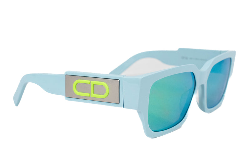 Dior SU Square-Frame Acetate and Silver-Tone Sunglasses