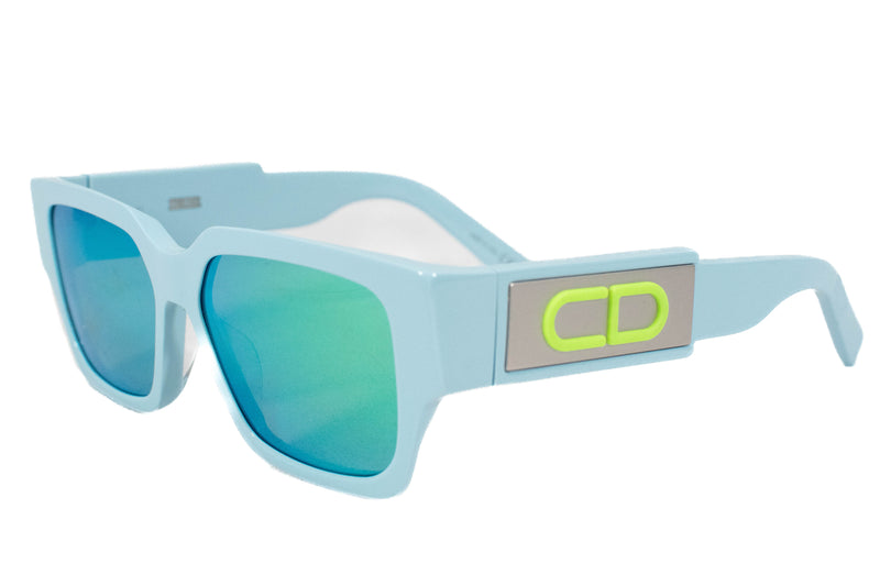 Dior SU Square-Frame Acetate and Silver-Tone Sunglasses