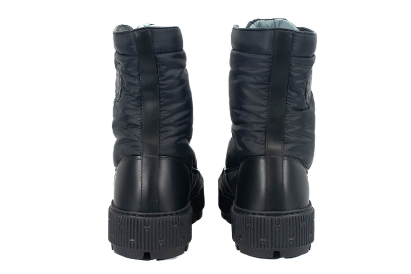 Hermes Calfskin & Nylon Parachute Fresh Ankle Boots Size 40