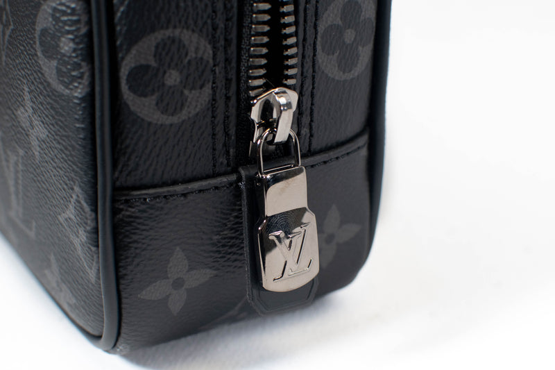 Louis Vuitton Black Monogram Canvas Eclipse Toilet Pouch GM