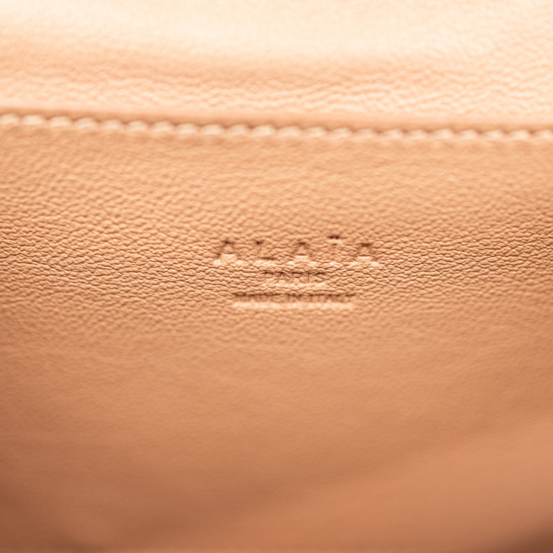 Alaia Red Flap Leather Crossbody Bag