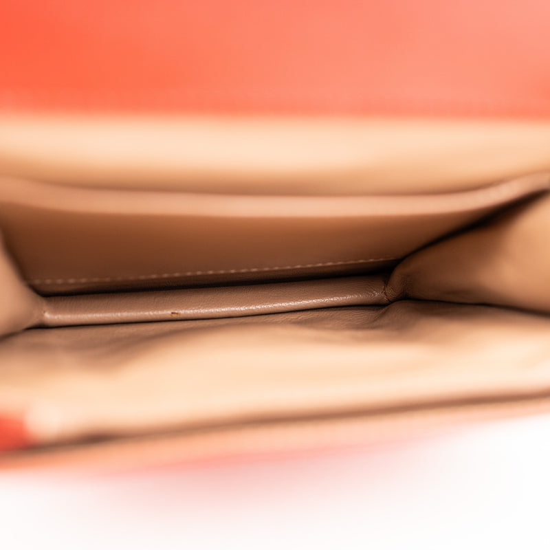 Alaia Red Flap Leather Crossbody Bag