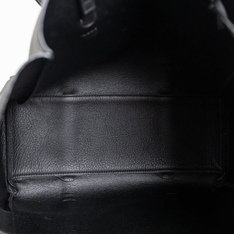 Balenciaga Black Everyday Tote Bag Leather White Logo Handbag