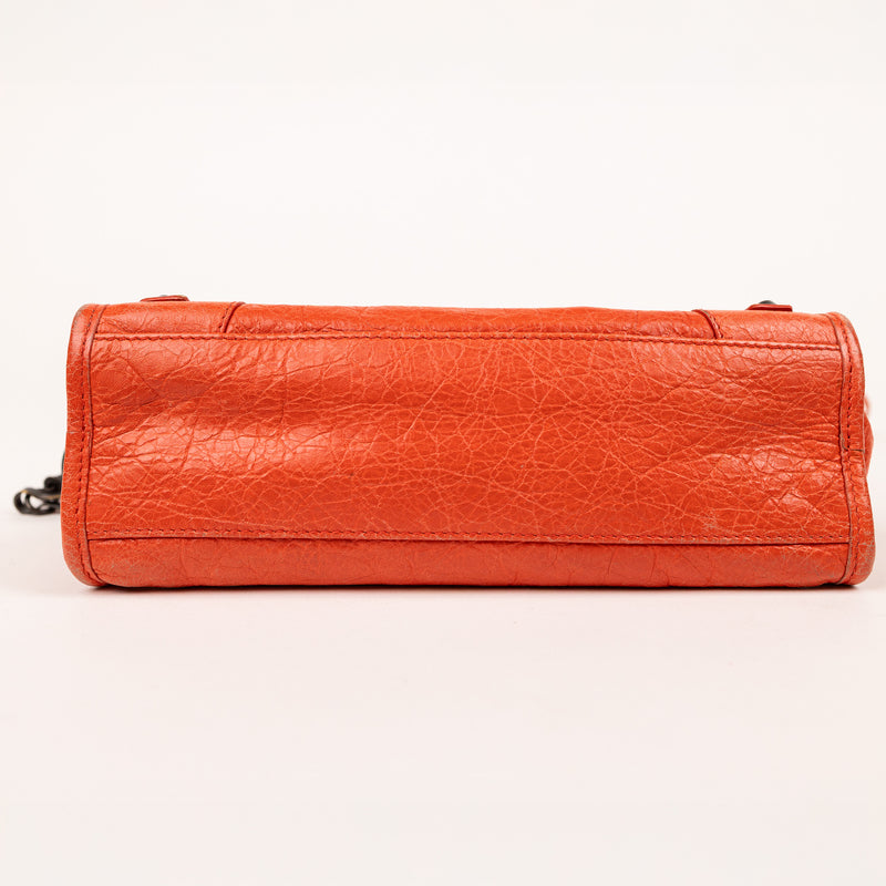Balenciaga Orange Mini City Tote Bag