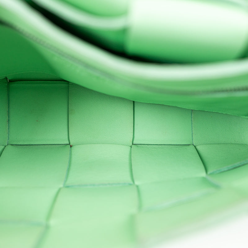 Bottega Veneta Green Solid Cassette Crossbody Bag