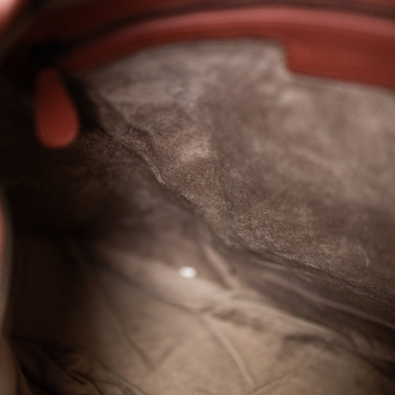 Bottega Veneta Mauve Pink Brown Intrecciato Hobo Bag