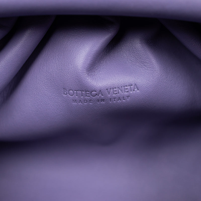Bottega Veneta Purple Leather Mini Pouch Crossbody Bag