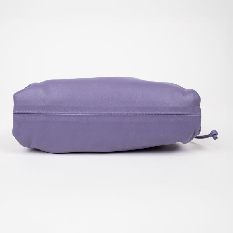 Bottega Veneta Purple Leather Mini Pouch Crossbody Bag