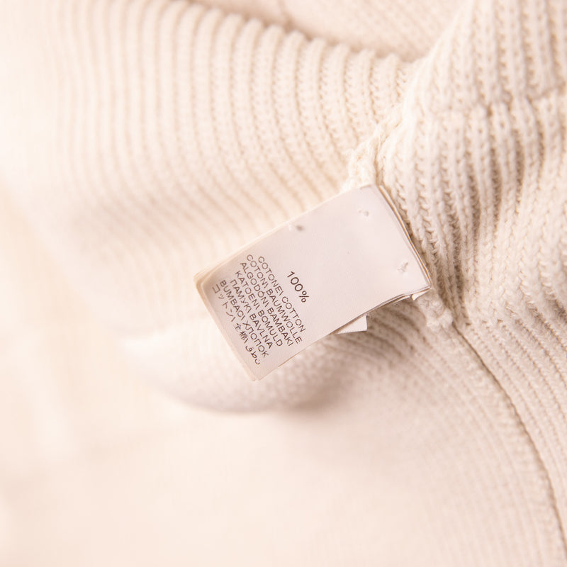 Brunello Cucinelli Cream Sequin Crochet Cardigan Size 4