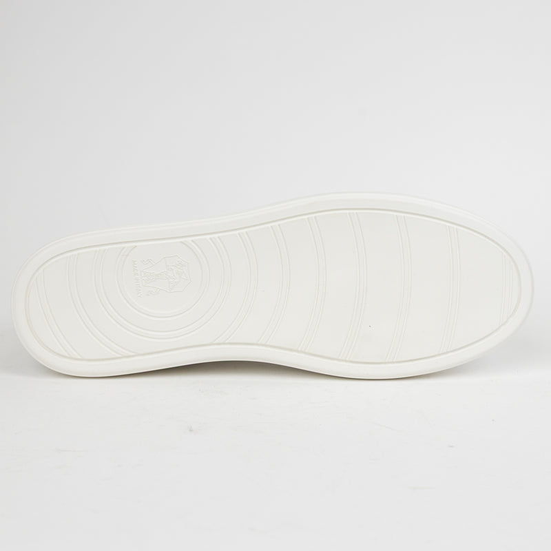 Brunello Cucinelli White Leather Classic Sneakers 46