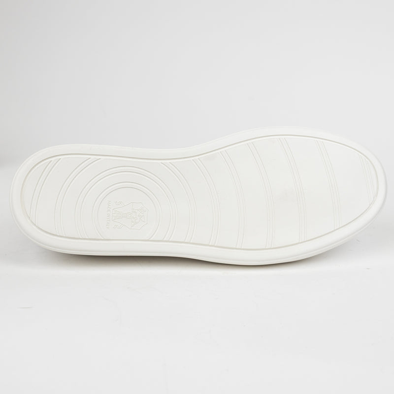 Brunello Cucinelli White Leather Classic Sneakers 46