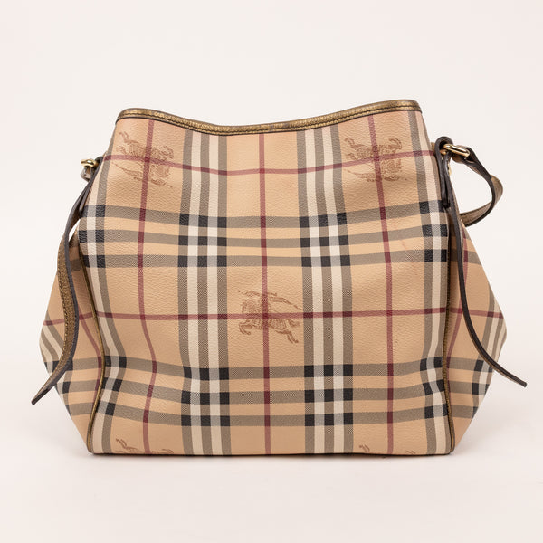 Burberry Bronze Nova Check Tote Bag