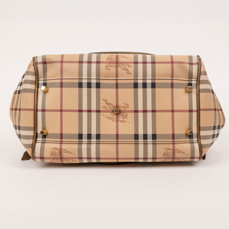 Burberry Bronze Nova Check Tote Bag